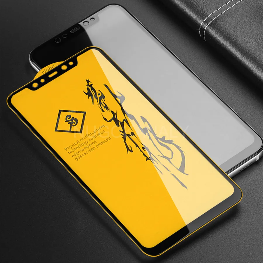 6D полное покрытие закаленное стекло для Xiaomi Pocophone F1 Mi 9 8 SE Lite 8X Mix 3 2 S 6X 5X A2 A1 S2 Y2