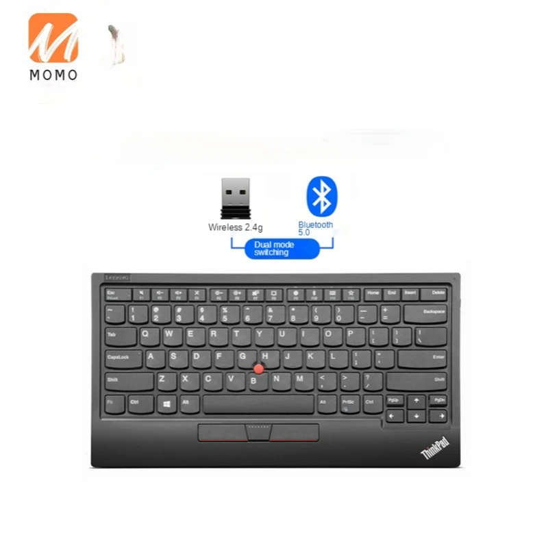 

Small Red Dot Wireless Bluetooth Charging Keyboard for Laptop Tablet...