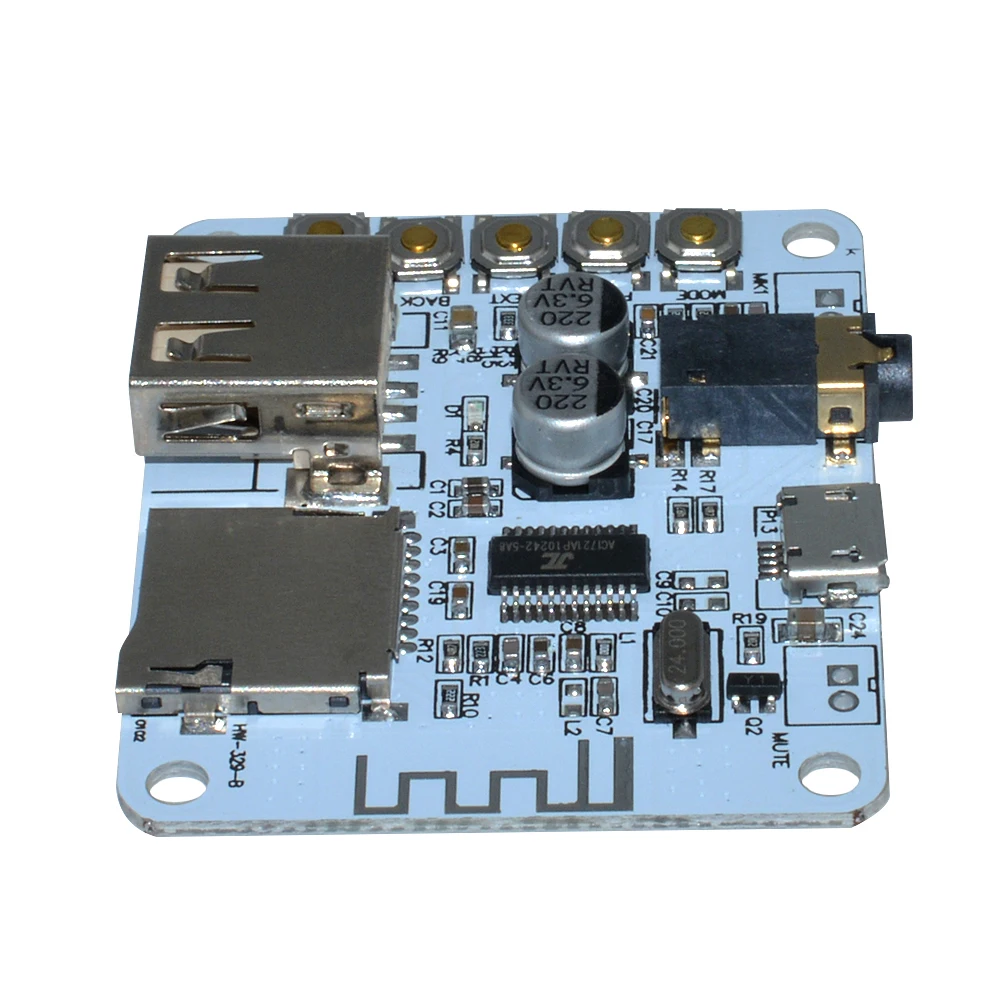 DC 5 в Bluetooth аудио приемник плата с USB TF слот для карт декодирование воспроизведения