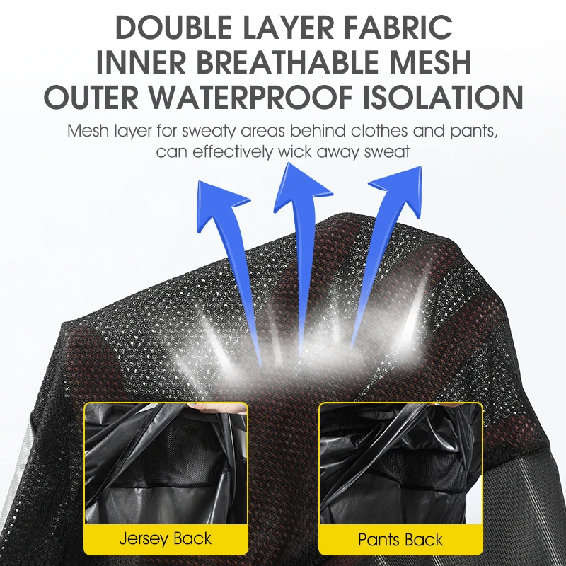 Велосипедный дождевик WEST BIKING водонепроницаемый ветрозащитный светоотражающий