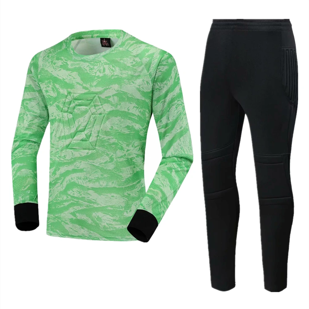 Профессиональная футбольная форма вратаря комплект из Джерси для молодежи и