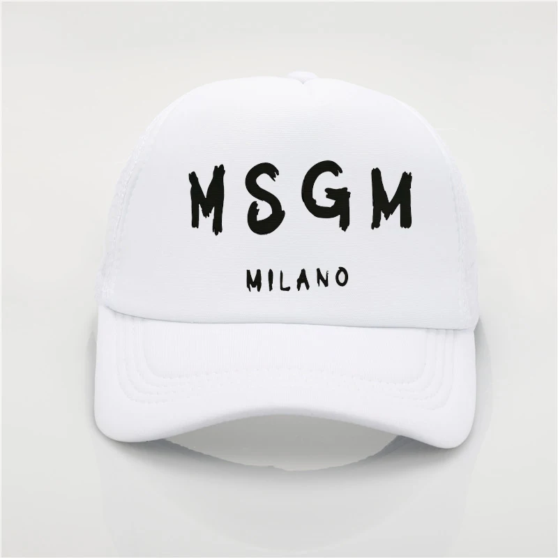 Модные шапки Msgm логотип унисекс регулируемая крышка спортивные бейсболки Кепка Солнцезащитная хип хоп шляпа
