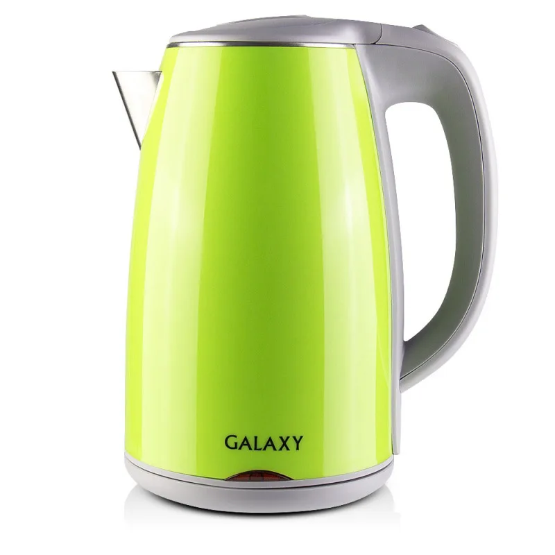 Чайник электрический Galaxy GL 0307 зеленый (Мощность 2000 Вт объем 1.7 л двойной