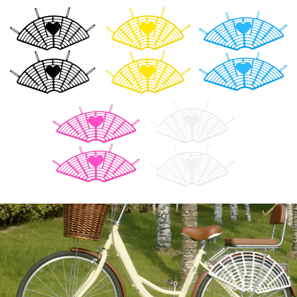 

1Pair Plastic Bike Back Seat Protection Nets Skirt Legs Foot