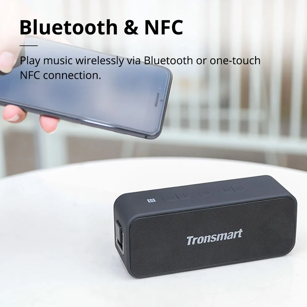 Tronsmart T2 плюс NFC Bluetooth 5 0 Динамик 20 Вт наушники вкладыши TWS с Портативный Колонка IPX7