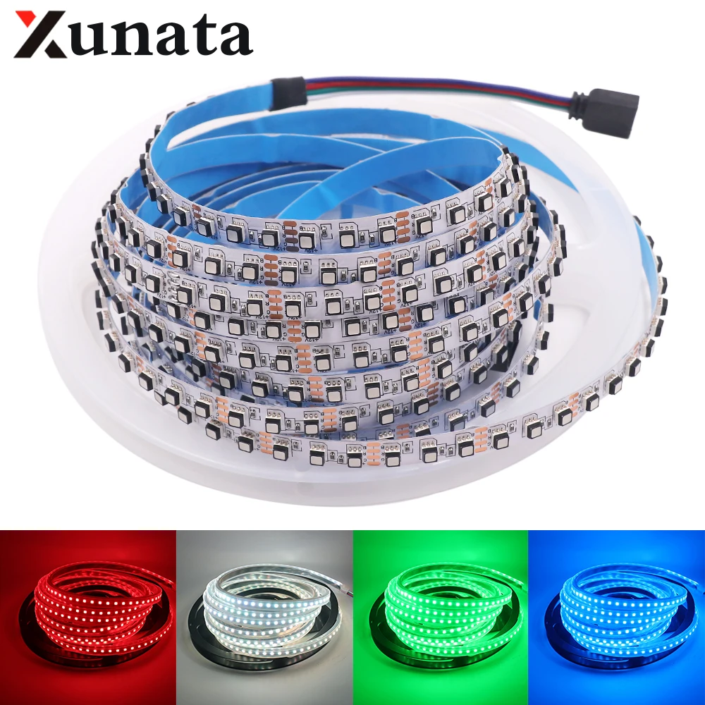 5 м/лот DC12V RGB светодиодная лента SMD 3535 IP67 трубка Водонепроницаемая 60 светодиодов/м