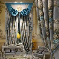 new thickened chenille european american curtain bedroom living room deluxe atmosphere shading custom jacquard cloth