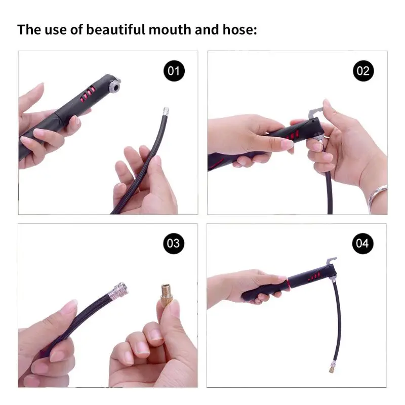 

Portable Cycling Mountain Bike Multifunction Puncture Tyre Pump Tire Repair Tool