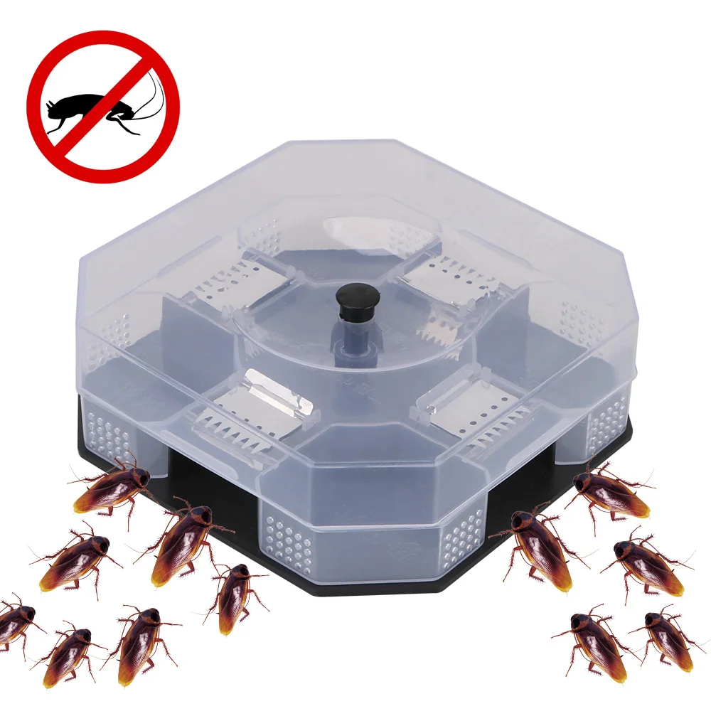 

Cockroach trap No Pollute Catch Insect No Poison Cockroach Traps Box Kitchen Restaurant Essentials Reusable