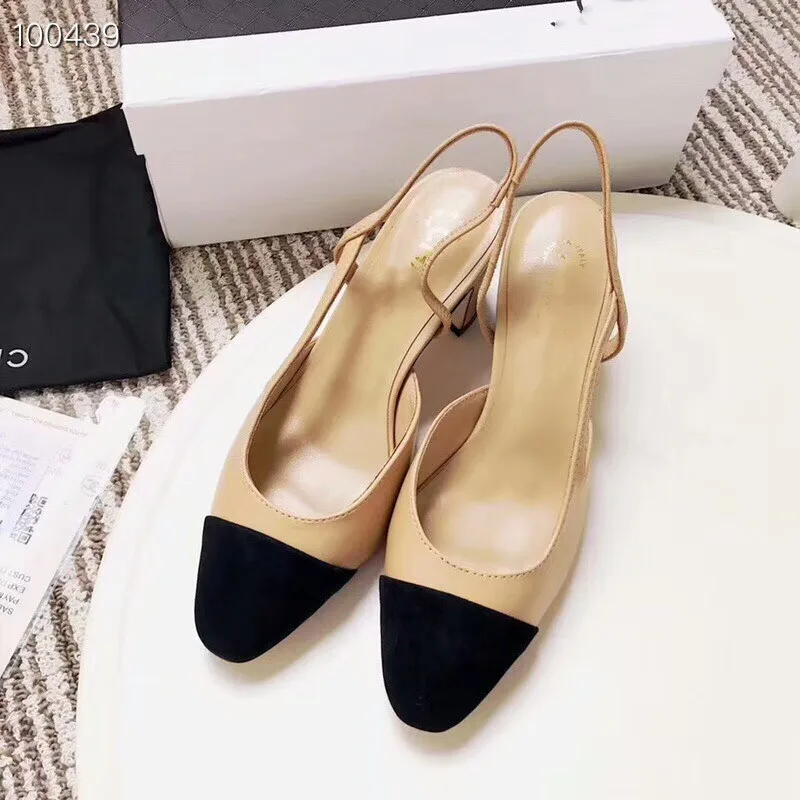 

Xiaoxiangfeng Baotou thick heeled sandals fairy style summer thick heeled high heeled women's shoes