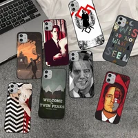 welcome to twin peaks phone case for iphone 8 7 6s plus x 5s se 2020 xr 11 12 mini pro xs max