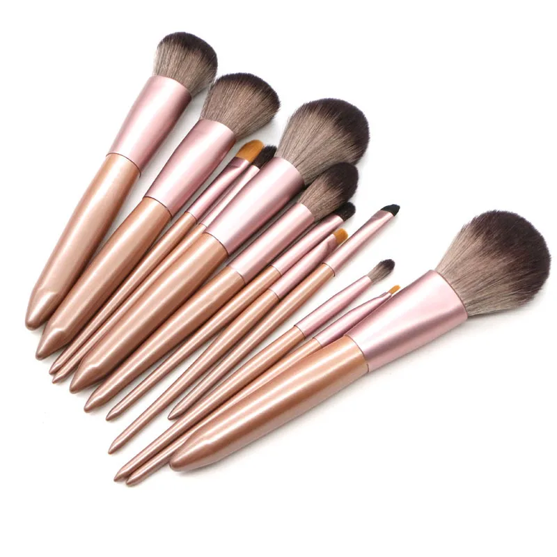 12pcs Makeup Brushes Set Beauty Tools Kit Foundation Eyeliner Make up Fiber Profession Multifunction Wooden Handle Brush | Красота и