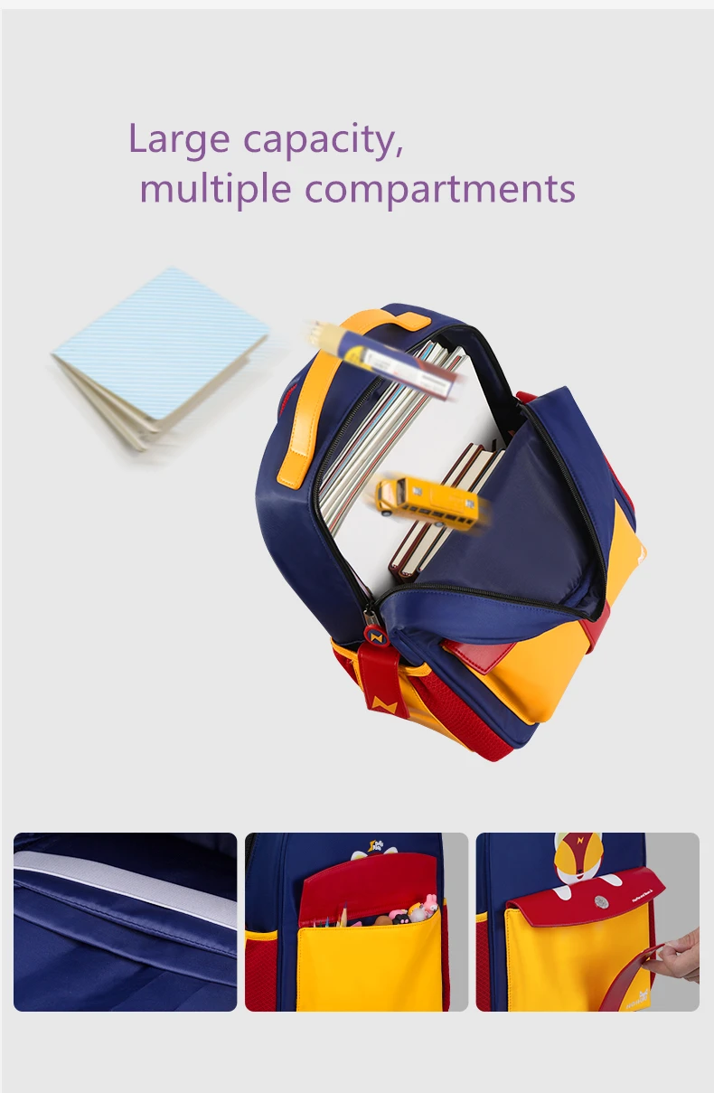 NOHOO детские школьные сумки для подростков мальчиков девочек большой емкости