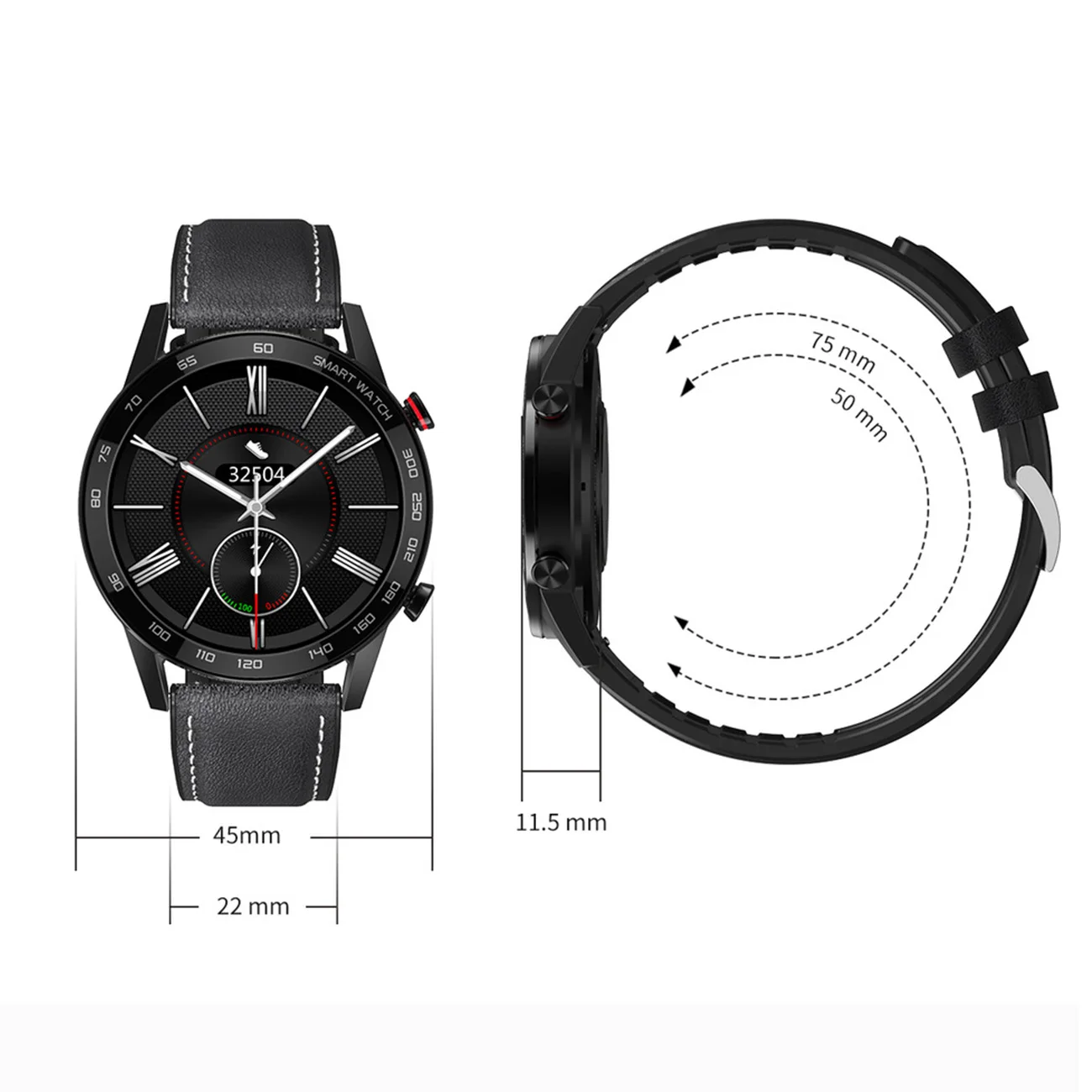 DT95 1.3inch Smart Watch IP68 Waterproof Men Full Touch Fitness Tracker Blood Pressure Smart Clock TFT Sleep Monitor Smartwatch
DT95 1.3inch Smart Watch IP68 Waterproof Men Full Touch Fitness Tracker Blood Pressure Smart Clock TFT Sleep Monitor Smartwatch