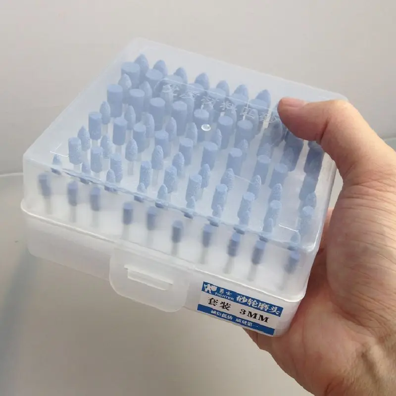 100 шт микс Форма синий корунд недостаточно совершенная Шлифовка с помощью колесо