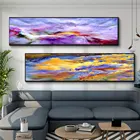 Картина на холсте AAHH, абстрактная цветная настенная живопись, большие размеры, картина с изображением облаков, без рамки