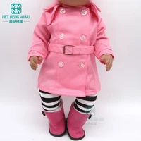 clothes for doll flight attendant suit fit 18inch 43 45cm baby toy new born doll and american doll accessories