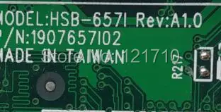 Плата промышленного оборудования HSB-657I REV A1.0 1907657I02