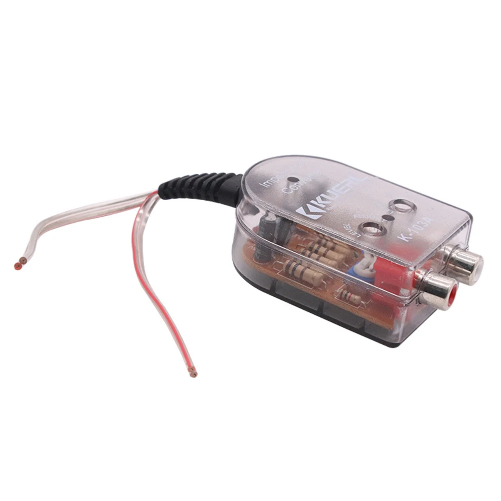 

Amplifier Car Stereo Signal Audio Converters High To Low Level Replacement Speaker Subwoofer Durable Stable Easy Installation