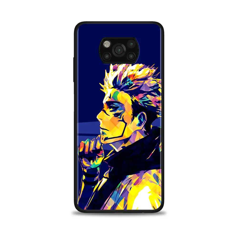

Gojo Satoru Jujutsu Kaisen Anime Case For Xiaomi Poco X3 NFC 6.67 inch Silicone Soft Phone Cover For Xiaomi Poco M3 Cases Fundas