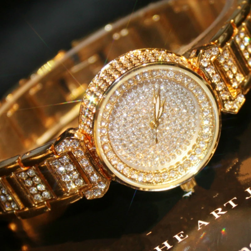 Часы женские кварцевые со стразами стразы | Наручные часы