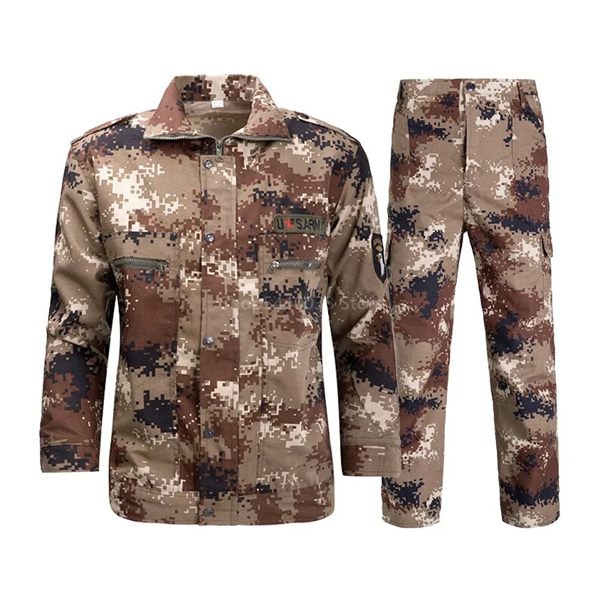 Тактическая Военная камуфляжная униформа для взрослых армии США боевой