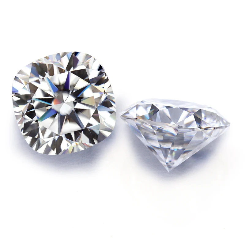 Starszuan подушки Свободные Муассанит 9*9 мм GH Тест Положительный 4ct Муассанит шарик для установки кольца