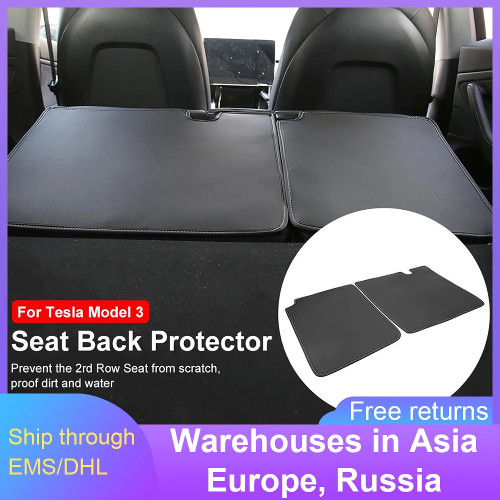 Защита спинки сиденья для Tesla Model 3 коврики без запаха автомобильных сидений чехлы