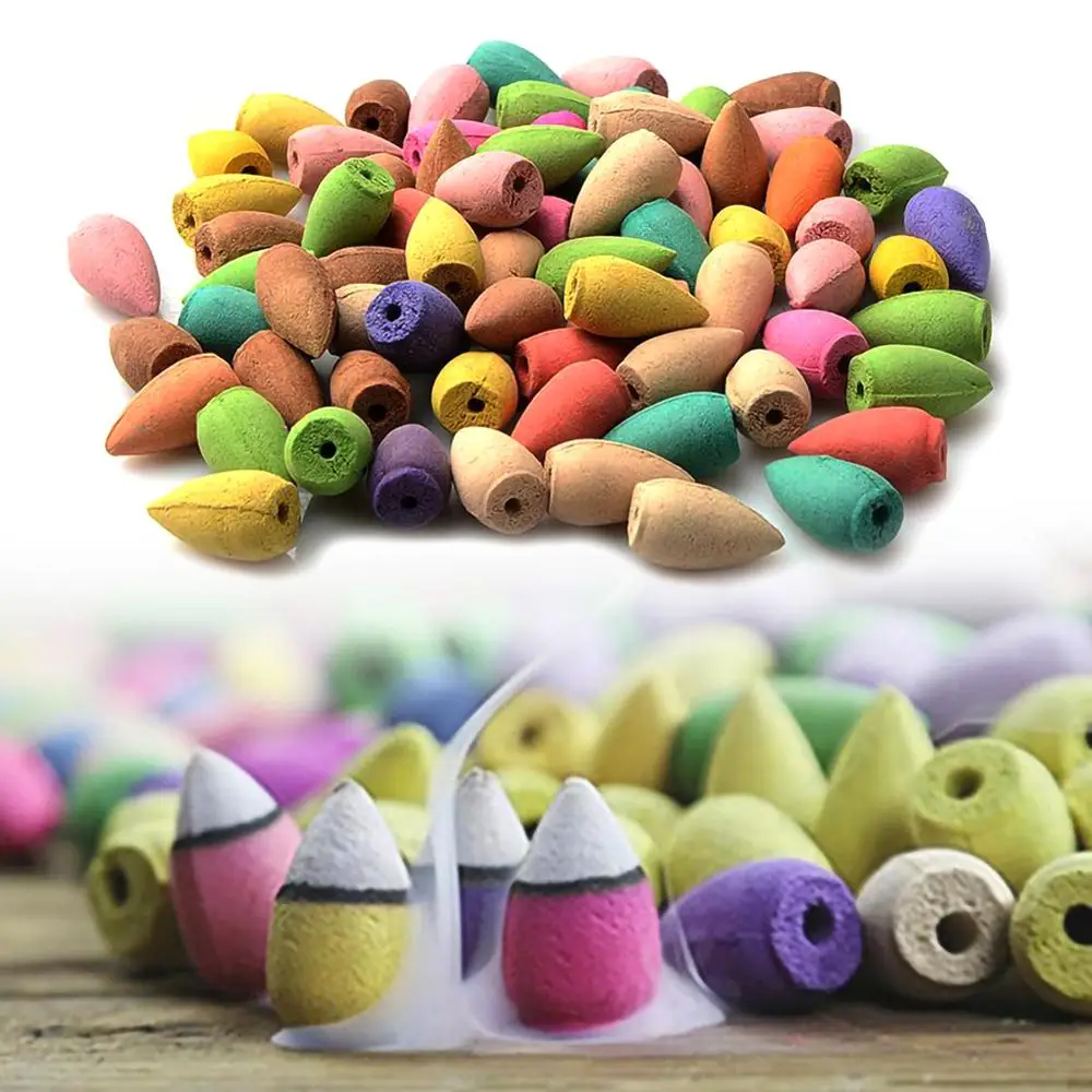 

Household Natural Reflux Tower Incense Bullets Backflow Incense Mint Wormwood Flower Fragrant Reflux Aromatherapy Cones