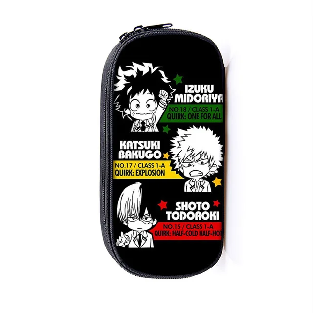 Аниме Boku no Hero academic пенал косметички мой герой чехлы детские сумки Izuku Midoriya Bakugou