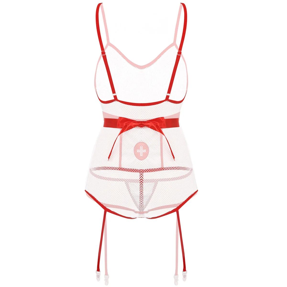 4 шт. женский трико со стрингами и обручем для волос |