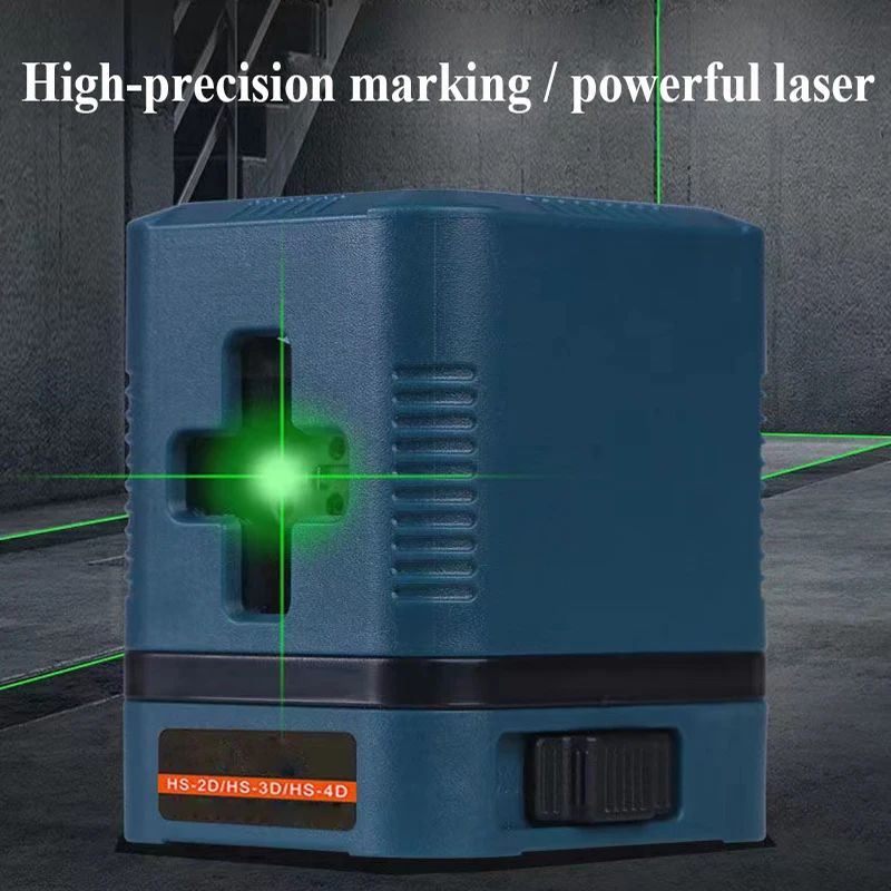 

2-line Mini High Precision Portable Cross Horizontal And Vertical Super Strong Green Light Automatic Leveling Laser Level