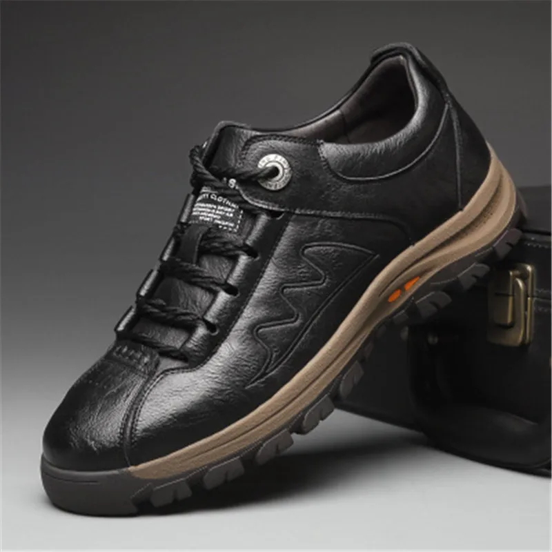 

Spring Autumn New Men's soft skin Shoes Fashion Casual Breathable high quality Leather Shoe Slip-On Shoes Men Loafers size 38-43