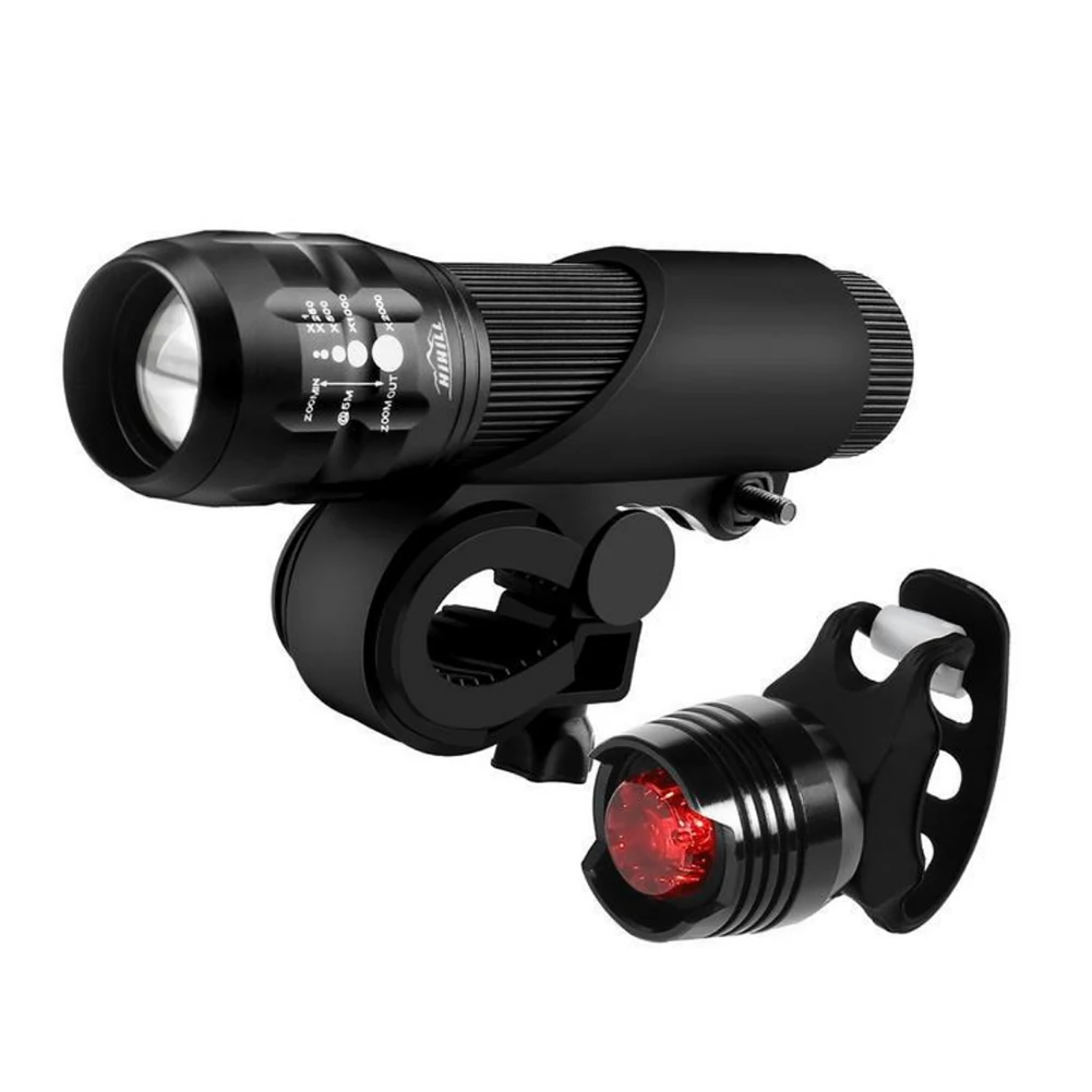 

Светодиодный велосипедный светильник набор, светодиодный Велосипедные Фары Светильник s лампа для переднего и заднего фонаря светильник д...