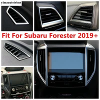 dashboard air conditioning ac vent outlet frame decoration cover trim abs interior accessories for subaru forester 2019 2022