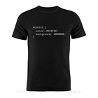 100% хлопок унисекс футболка HTML CSS черная рубашка разработчик шуток кодер программатор Sarcasm веб-разработчик Забавный Geek Подарочная футболка