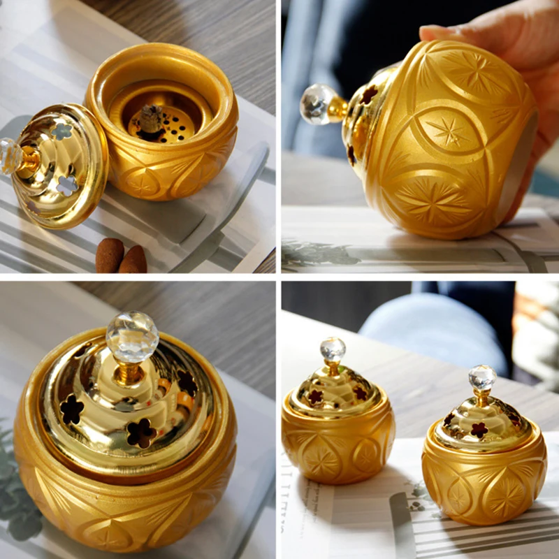 Курильница из золотистой смолы курильница сандалового дерева в средневосточном