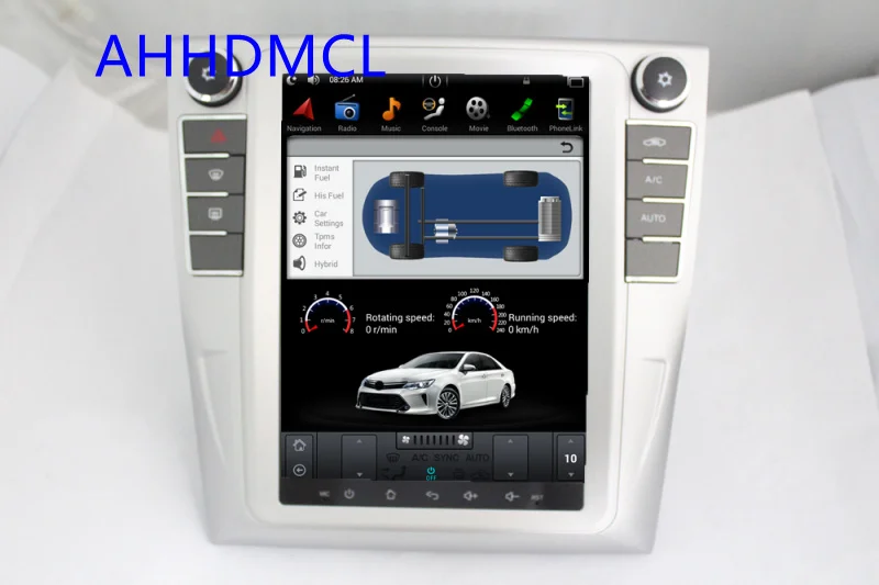 Мультимедийный плеер в стиле Тесла Android автомобильная стереосистема GPS PC PAD для