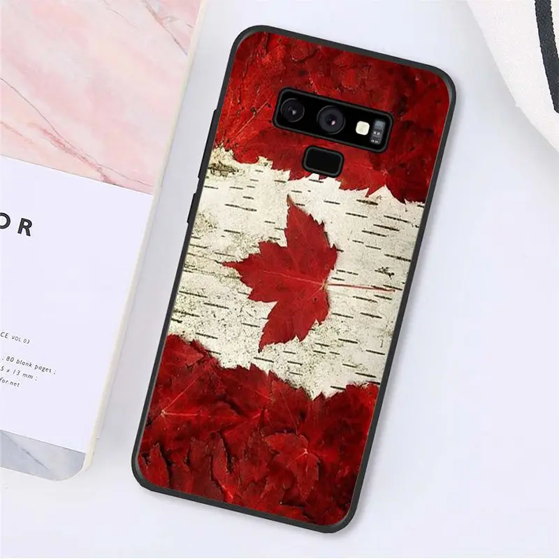 MaiYaCa канадский флаг красный клен чехол для телефона Samsung Galaxy A50 A70 A20 A30 Note9 8 Note7 Note10
