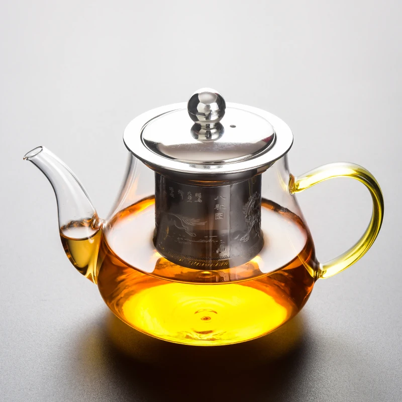 

Modern Teapot Simple Handmade Heat Resistant Fruit Office Teaware Coffee Teapot Afternoon Tea Theiere Verre Kitchen Tools DE50CH