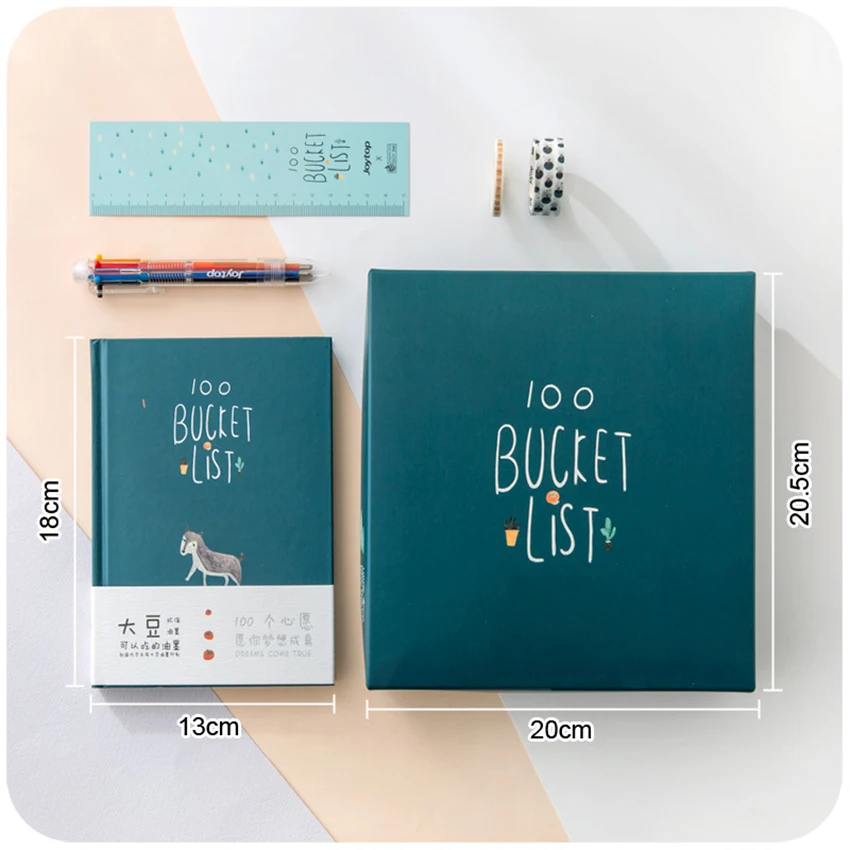 1 комплект A5 дневник планировщик для девочек студенческие Симпатичные пожелания