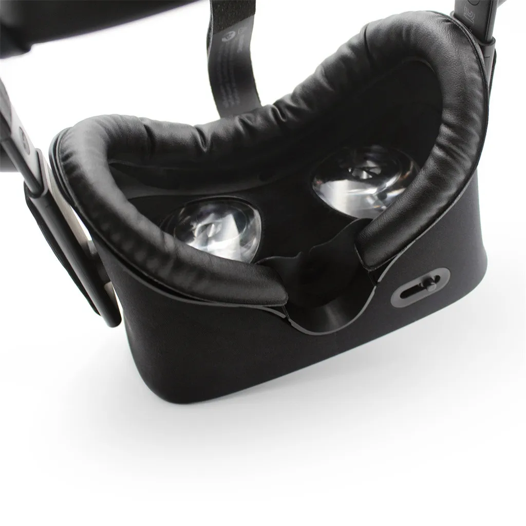 Comfortable Replacement Eye Mask Pad Soft Easy Clean Leather For Oculus Rift PU Face Protection Cotton Bottom | Электроника