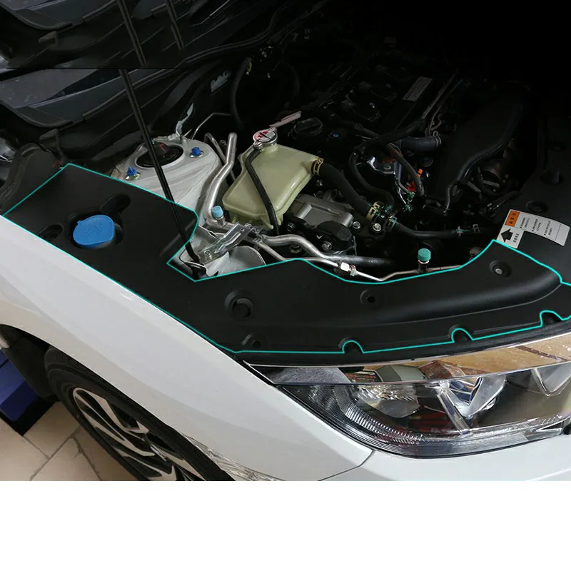 Черный корпус из АБС пластика для защиты двигателя пылезащитная декоративная