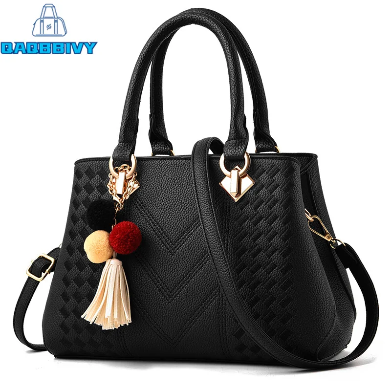 

New 2021 Fashion Women Handbags Solid Embroidery Leather Purses Handbag Ladies Casual Crossbody Bags Shoulder Tote Messenger Bag