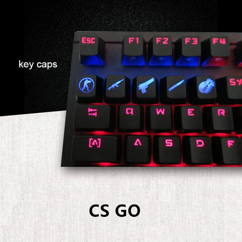 SIANCS DIY CS GO игровые колпачки для клавиш s CSGO аксессуары игр механической клавиатуры