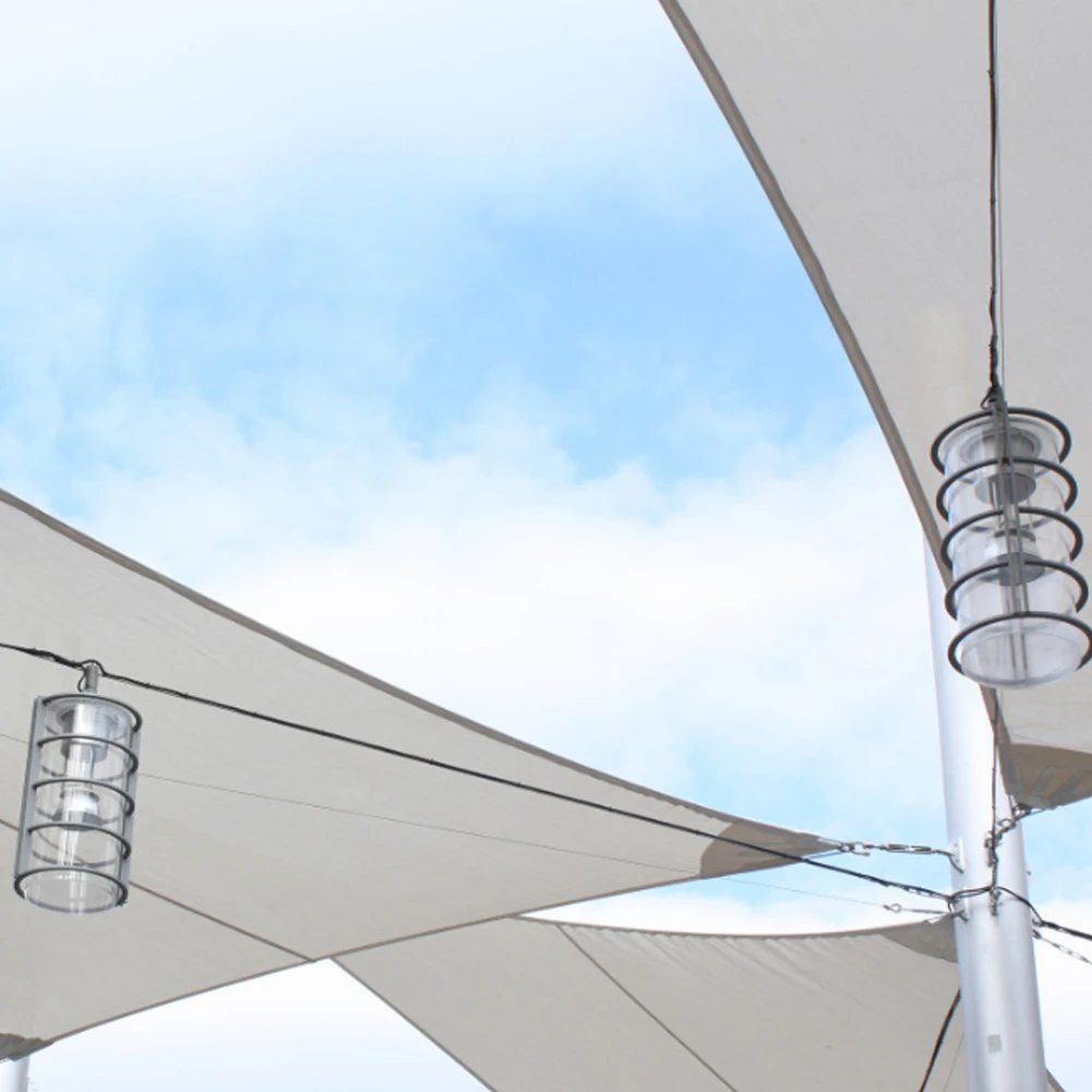 

Sun Shade Sail Canopy Accessory Sun Shade Sail Hardware Kit Sail Fixing Kit Turnbuckle Pad Eye Carabiner Clip Hook Screws Silver