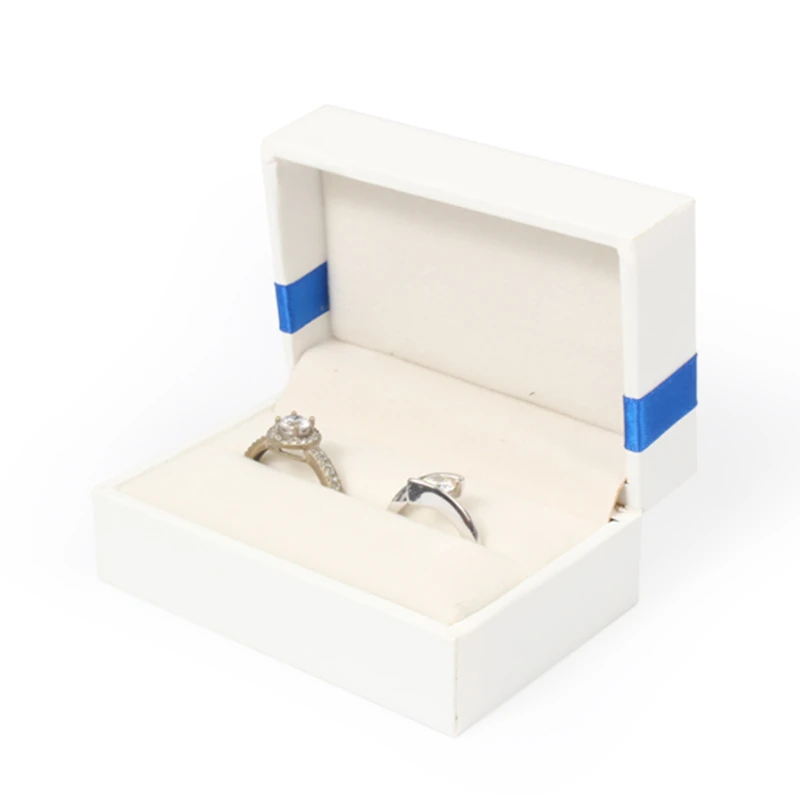 Новый бумажный бант свадебное кольцо упаковка для ювелирных изделий коробка