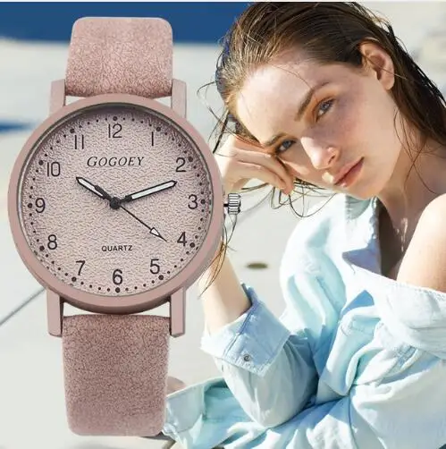 

Hot Brand Women's Watches Fashion Leather Wrist Watch Women Watches Ladies Watch Clock Mujer Bayan Kol Saati Montre Feminino