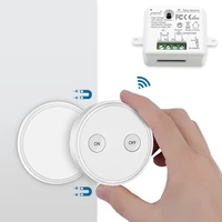 remote control wireless light switch with tiny relay module 2500w magnetic wall switch or be portable 200m range easy to install