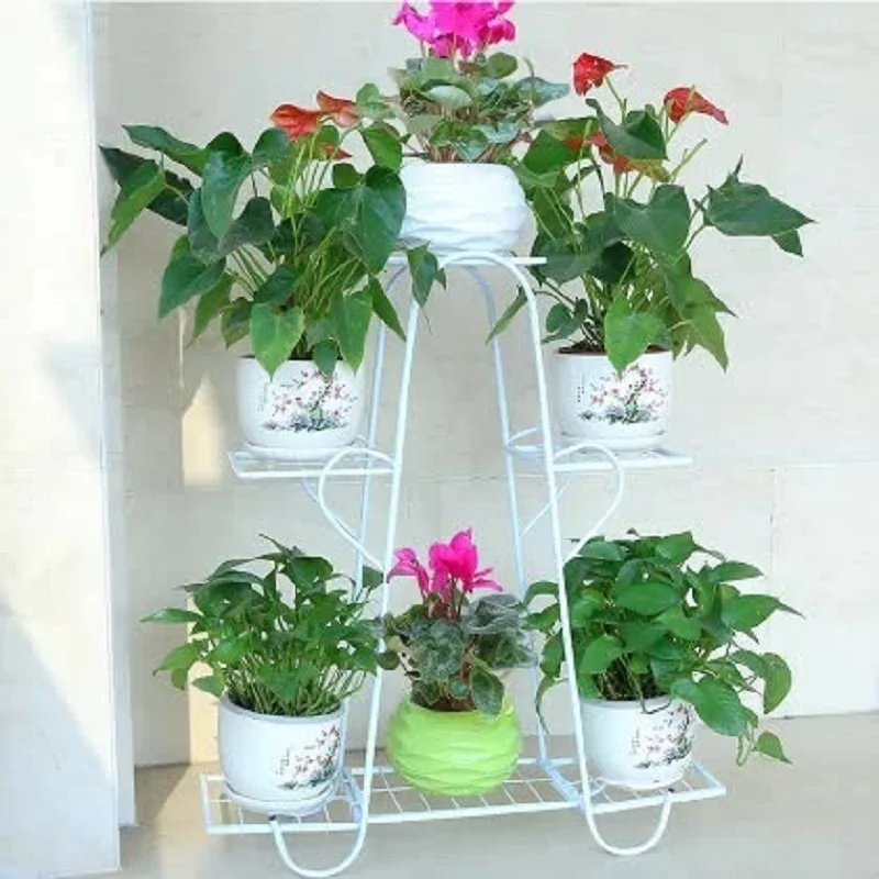 

Support Plante Dekoru Decorative Metal Garten Dekoration Balkon Dekorasyon Balcon Balcony Shelf Plant Stand Flower Iron Rack